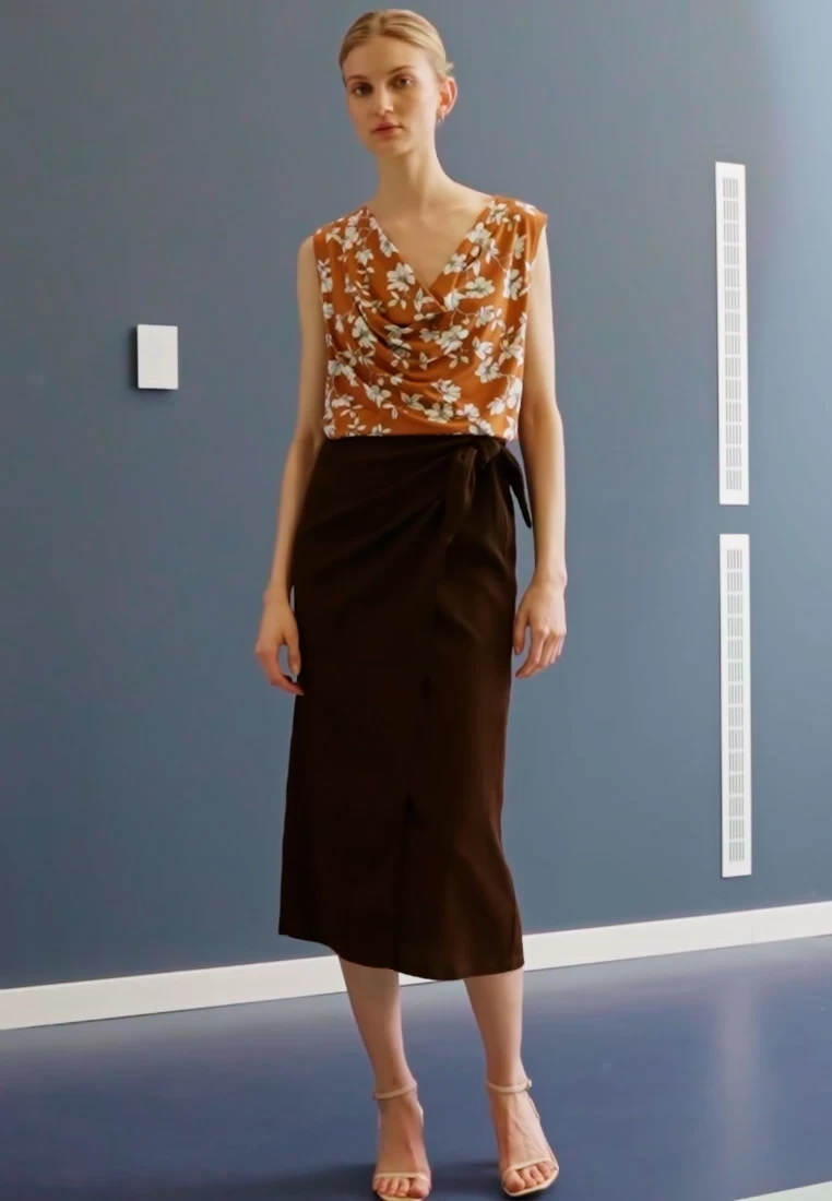 Anna Field A-Linien-Rock - Brown 2 Anna Field A-Linien-Rock - Brown – Bild 2