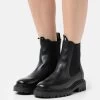 Anna Field LEATHER - Stiefelette - Black