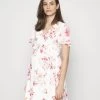 Freizeitkleid - Off-white/pink