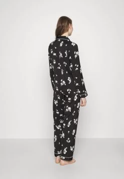 Anna Field SET - Pyjama - Black/offwhite -Anna Field 2100c15e3f744e0c9b0ed144b4c79831