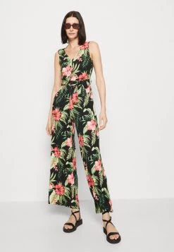 Anna Field Jumpsuit - Black/green -Anna Field 26806d5cd68b47d0b07eae1b96a0ab70