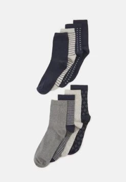 Anna Field HEART ANKLE 8 PACK - Socken - Black/grey -Anna Field 291a67beebbb496e8d68a405aa13a6dd