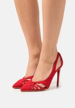 Anna Field Pumps - Red