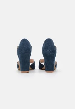 LEATHER - Riemensandalette - Dark Blue -Anna Field 38593927e40548c18e55bc246a922512