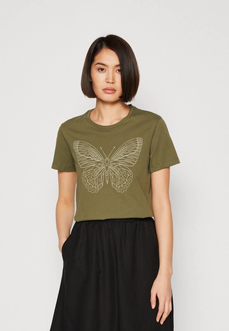 Anna Field T-Shirt Print - Green 1 Anna Field T-Shirt Print - Green