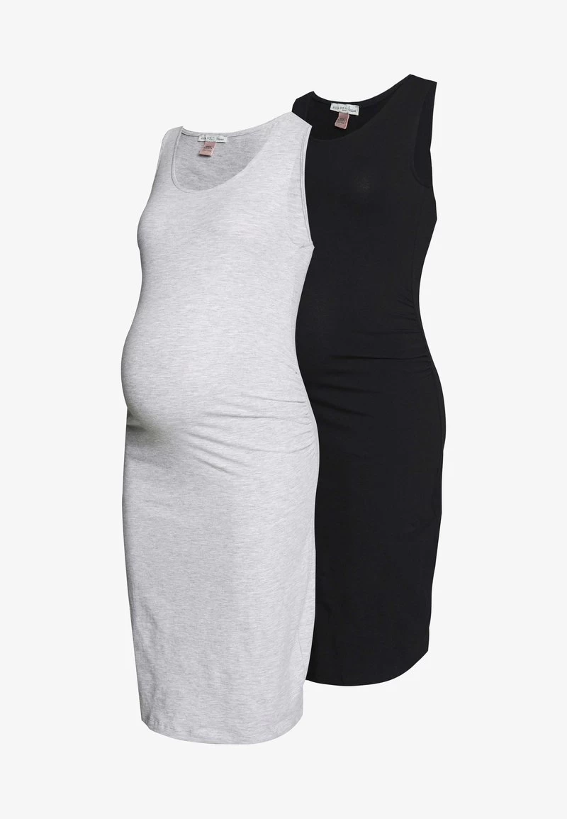 2 PACK - Etuikleid - Light Grey/black 6 2 PACK - Etuikleid - Light Grey/black – Bild 6