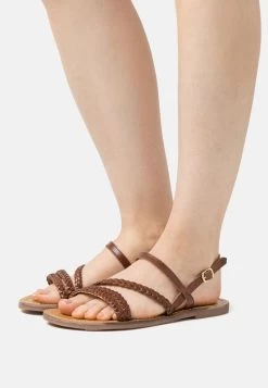 Anna Field LEATHER - Riemensandalette - Brown