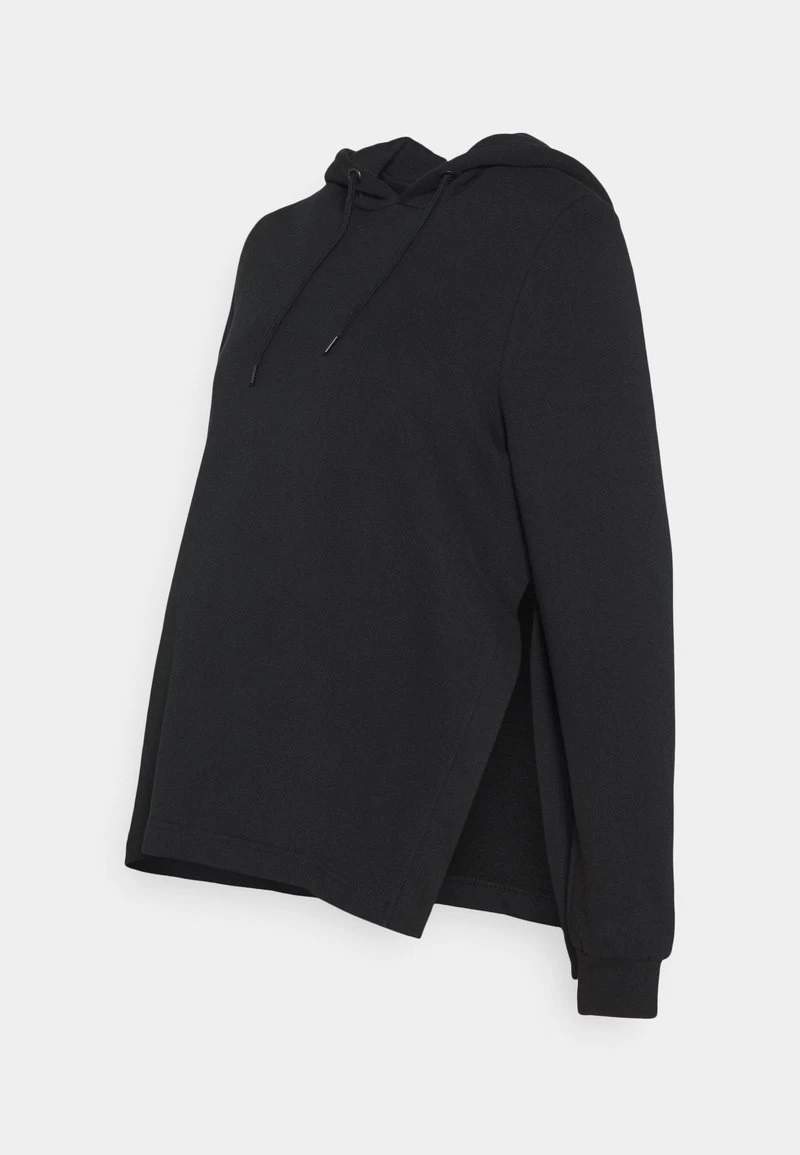 NURSING HOODIE WITH SLIT - Kapuzenpullover - Black 1 NURSING HOODIE WITH SLIT - Kapuzenpullover - Black