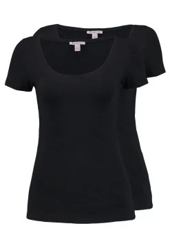 Anna Field 2 PACK - T-Shirt Basic - Black