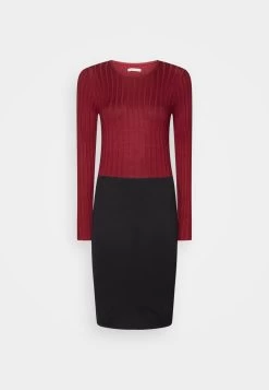 Anna Field CREW AUSSCHNITT RIPP TOP BODYCON MINI STRICKKLEID - Etuikleid - Brown -Anna Field 4c3f74dd4f7e42219a289d085302e1b0