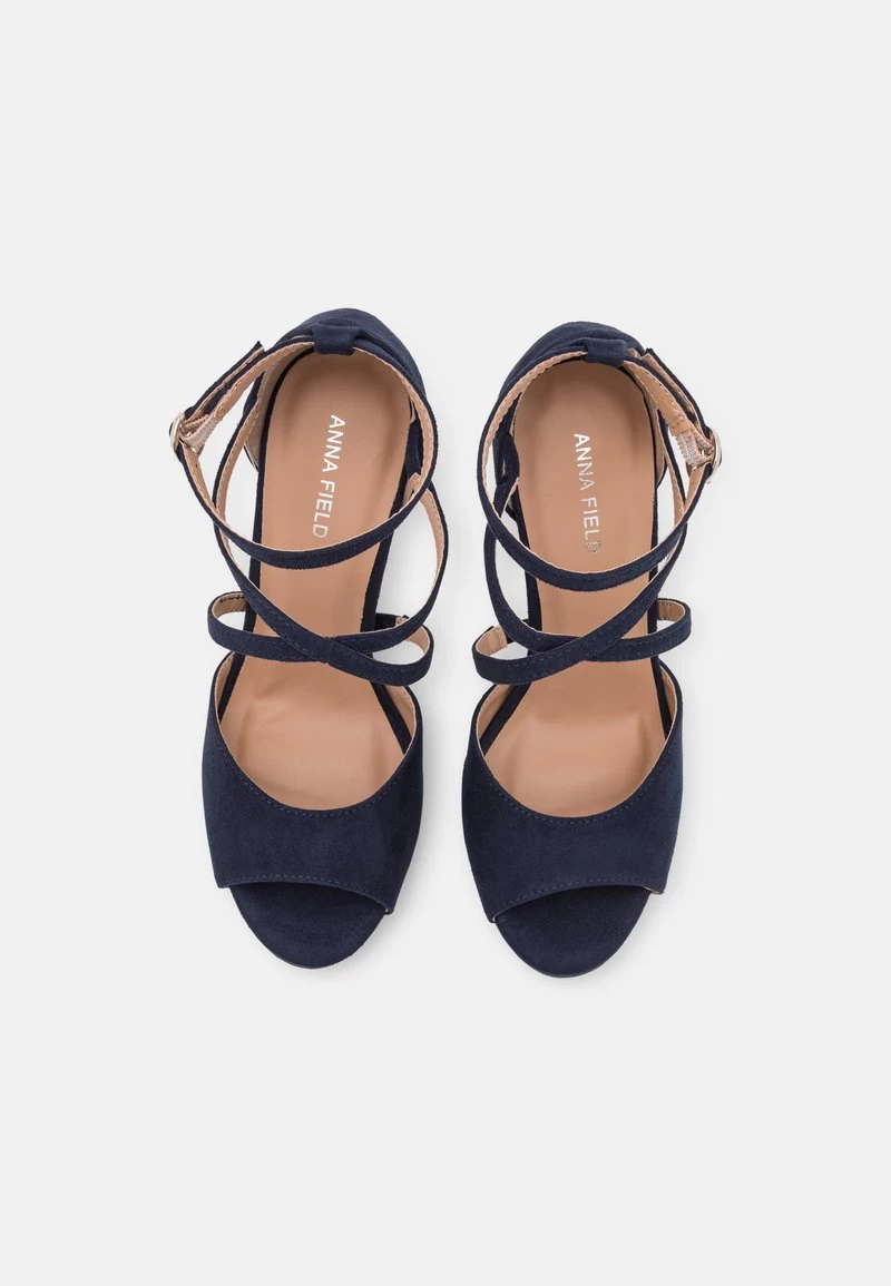 Anna Field Plateausandalette - Dark Blue 6 Anna Field Plateausandalette - Dark Blue – Bild 6