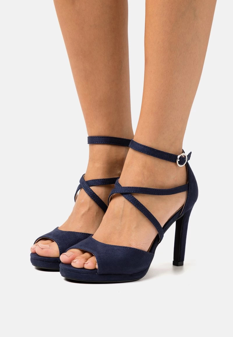 Anna Field Plateausandalette - Dark Blue 1 Anna Field Plateausandalette - Dark Blue