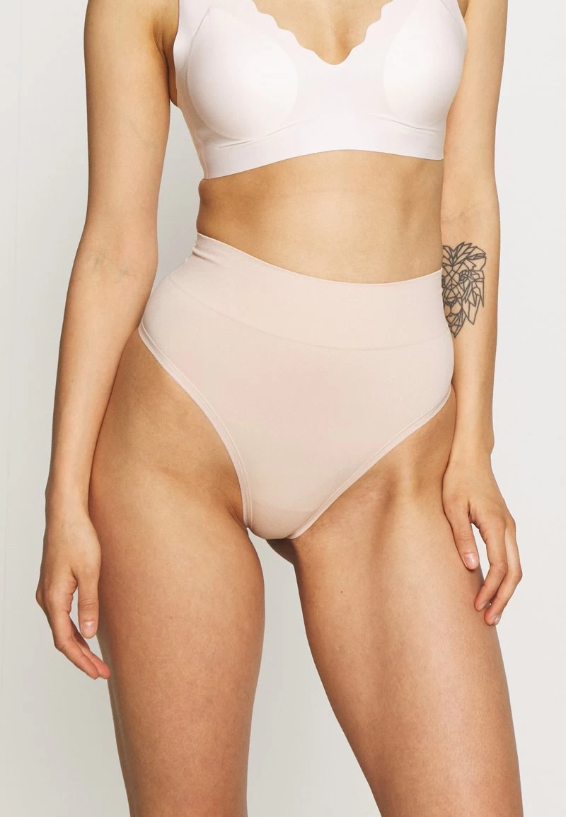 Anna Field 2PP HIGH WAIST THONG - String - Beige 2 Anna Field 2PP HIGH WAIST THONG - String - Beige – Bild 2