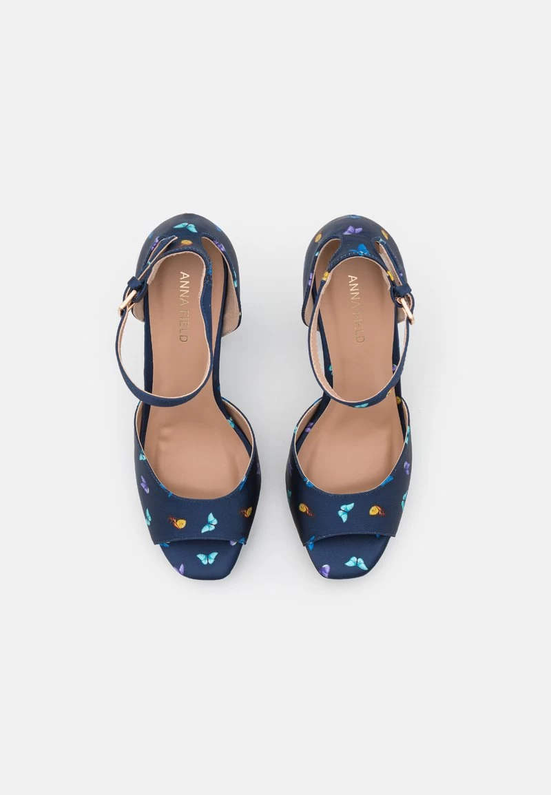 Anna Field Plateausandalette - Dark Blue 6 Anna Field Plateausandalette - Dark Blue – Bild 6