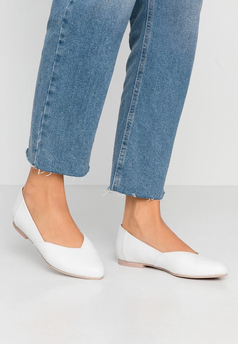 Anna Field LEATHER BALLERINAS - Klassischer Ballerina - White 1 Anna Field LEATHER BALLERINAS - Klassischer Ballerina - White