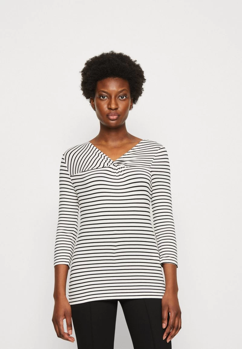 Anna Field Langarmshirt - White/black 1 Anna Field Langarmshirt - White/black