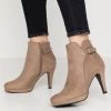 Anna Field High Heel Stiefelette - Taupe