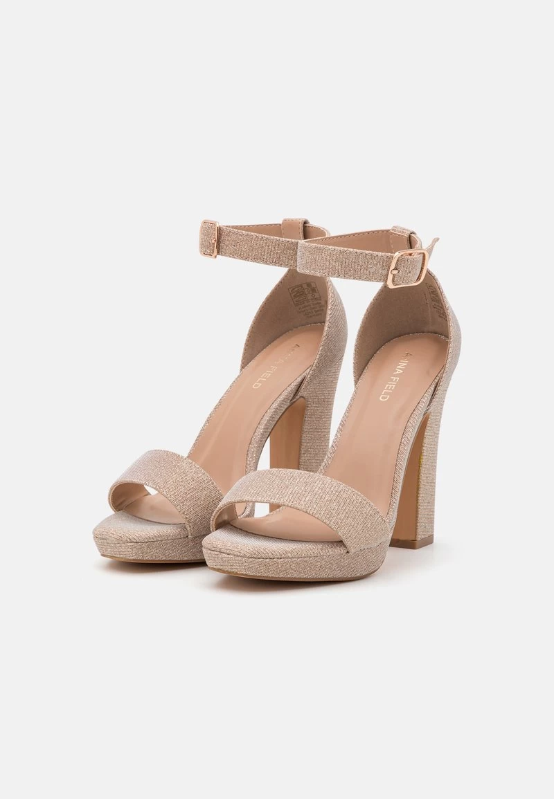 Anna Field High Heel Sandalette - Rose Gold 3 Anna Field High Heel Sandalette - Rose Gold – Bild 3