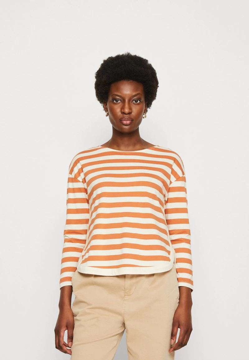 Anna Field Langarmshirt - White/apricot 1 Anna Field Langarmshirt - White/apricot