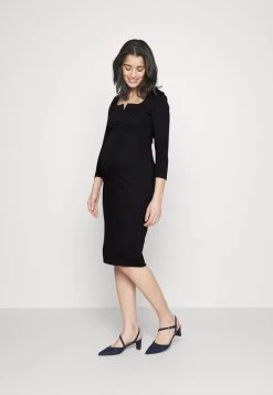 NOTCH NECKLINE MIDI DRESS - Jerseykleid - Black 11 NOTCH NECKLINE MIDI DRESS - Jerseykleid - Black -Anna Field 745887bcaafc454abffcdfca4f151e44 1