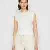 Anna Field T-Shirt Basic - Off-white