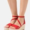Anna Field Plateausandalette - Red