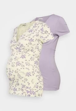 2 PACK - T-Shirt Basic - Multi Coloured/lilac/grey -Anna Field 7739c47181e94d1ba22c192947b01da4 1