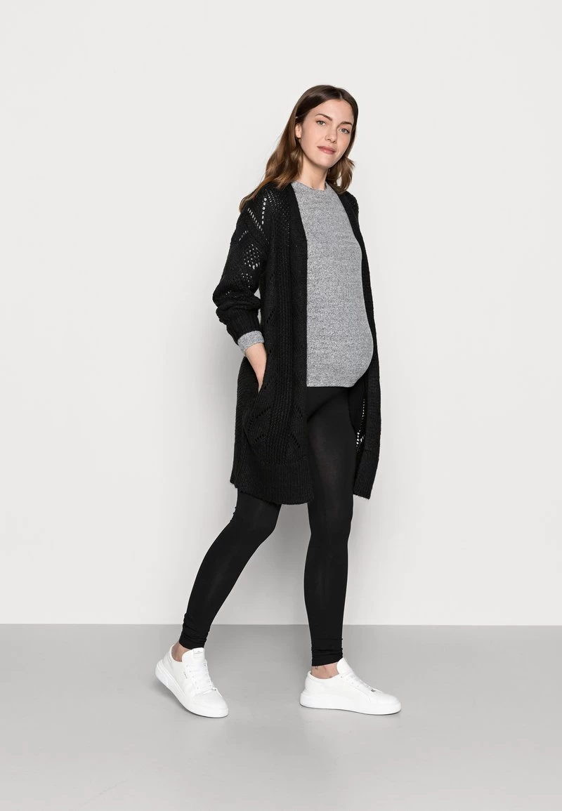 2 PACK - Leggings - Hosen - Grey/black 1 2 PACK - Leggings - Hosen - Grey/black