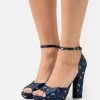 Anna Field Plateausandalette - Dark Blue