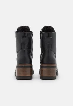 Anna Field LEATHER WINTER BOOTIE - Snowboot/Winterstiefel - Black -Anna Field 7aa2b8ff28da493e889f79c3ad2d1b2c