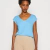 Anna Field T-Shirt Basic - Blue
