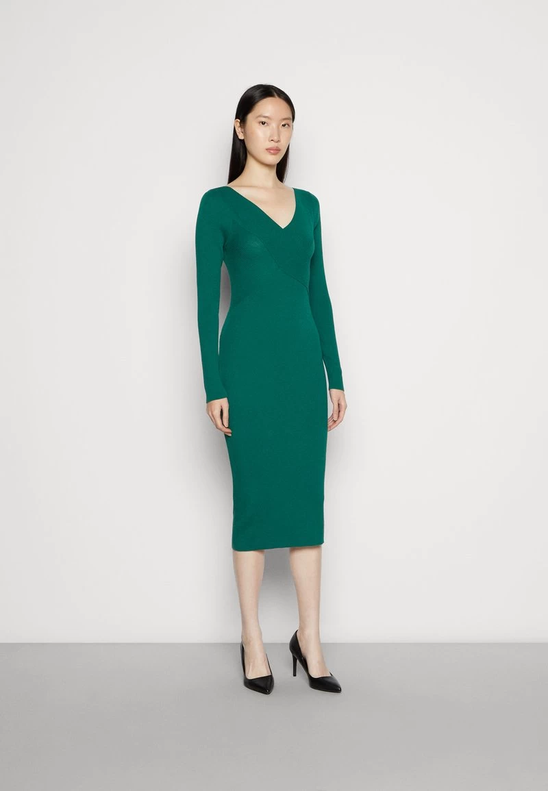 Anna Field V AUSSCHNITT BODYCON MIDI STRICKKLEID - Etuikleid - Green 1 Anna Field V AUSSCHNITT BODYCON MIDI STRICKKLEID - Etuikleid - Green