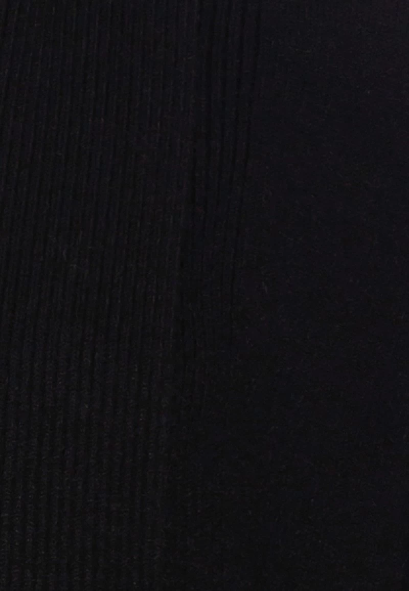 Anna Field RIBBED FOLD COLLAR - Strickjacke - Black 3 Anna Field RIBBED FOLD COLLAR - Strickjacke - Black – Bild 3