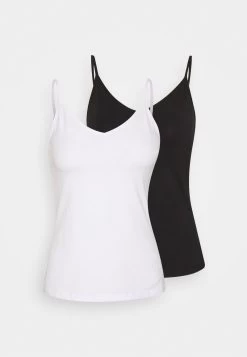 Anna Field 2 PACK - Top - White/black -Anna Field 82768e9c0f0649f69dfbab1e305feefe