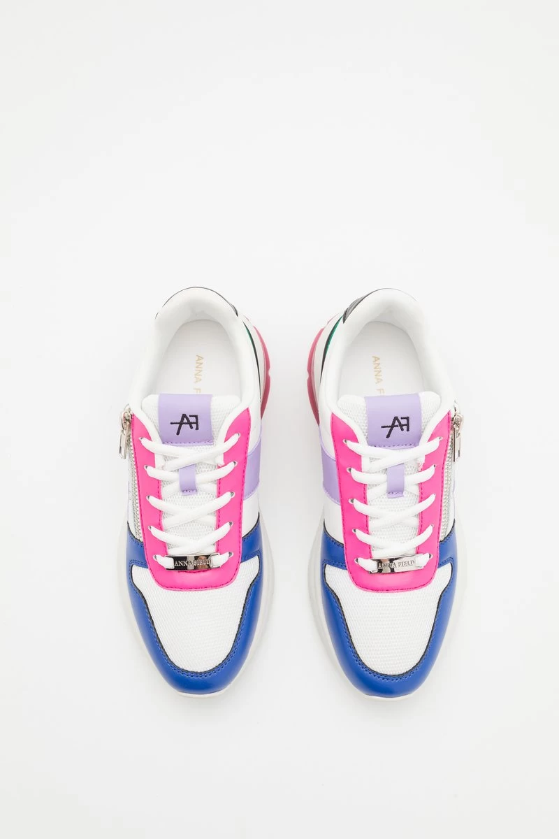 Anna Field LEATHER - Sneaker Low - White/multi-coloured 6 Anna Field LEATHER - Sneaker Low - White/multi-coloured – Bild 6