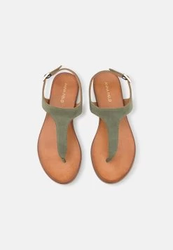 Anna Field LEATHER - Riemensandalette - Khaki -Anna Field 84e1dfa7575f4df2abab6adb31620fa0