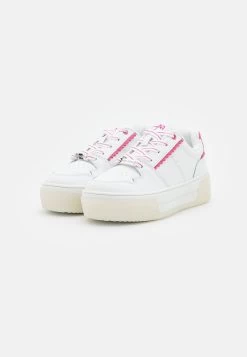 Anna Field LEATHER - Sneaker Low - White/pink -Anna Field 8a3972e847e64a90b0e467c2c052fd5d