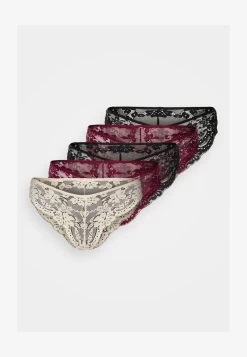 Anna Field 5 PACK - Slip - Black/red/nude -Anna Field 9651dcf60a24428188d56d9896ab5581
