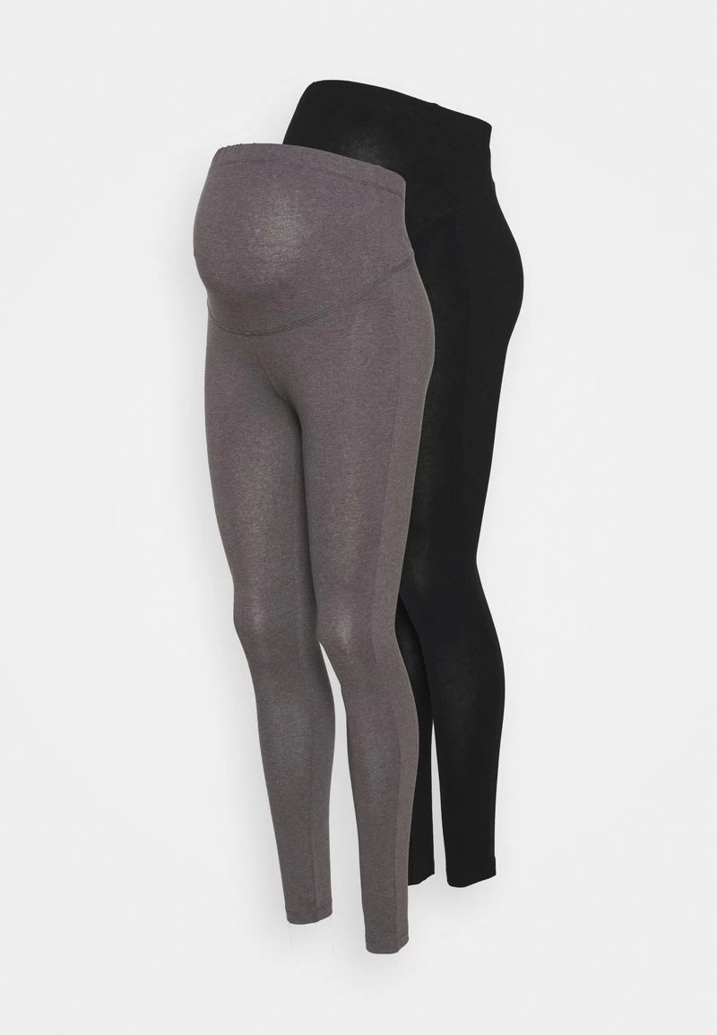 2 PACK - Leggings - Hosen - Grey/black 6 2 PACK - Leggings - Hosen - Grey/black – Bild 6