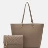 Anna Field SET - Handtasche - Taupe