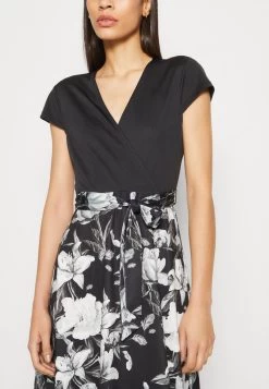 Anna Field Jerseykleid - Black/grey/white -Anna Field 9e3d7045640742e7aac9deb27f57ac0b