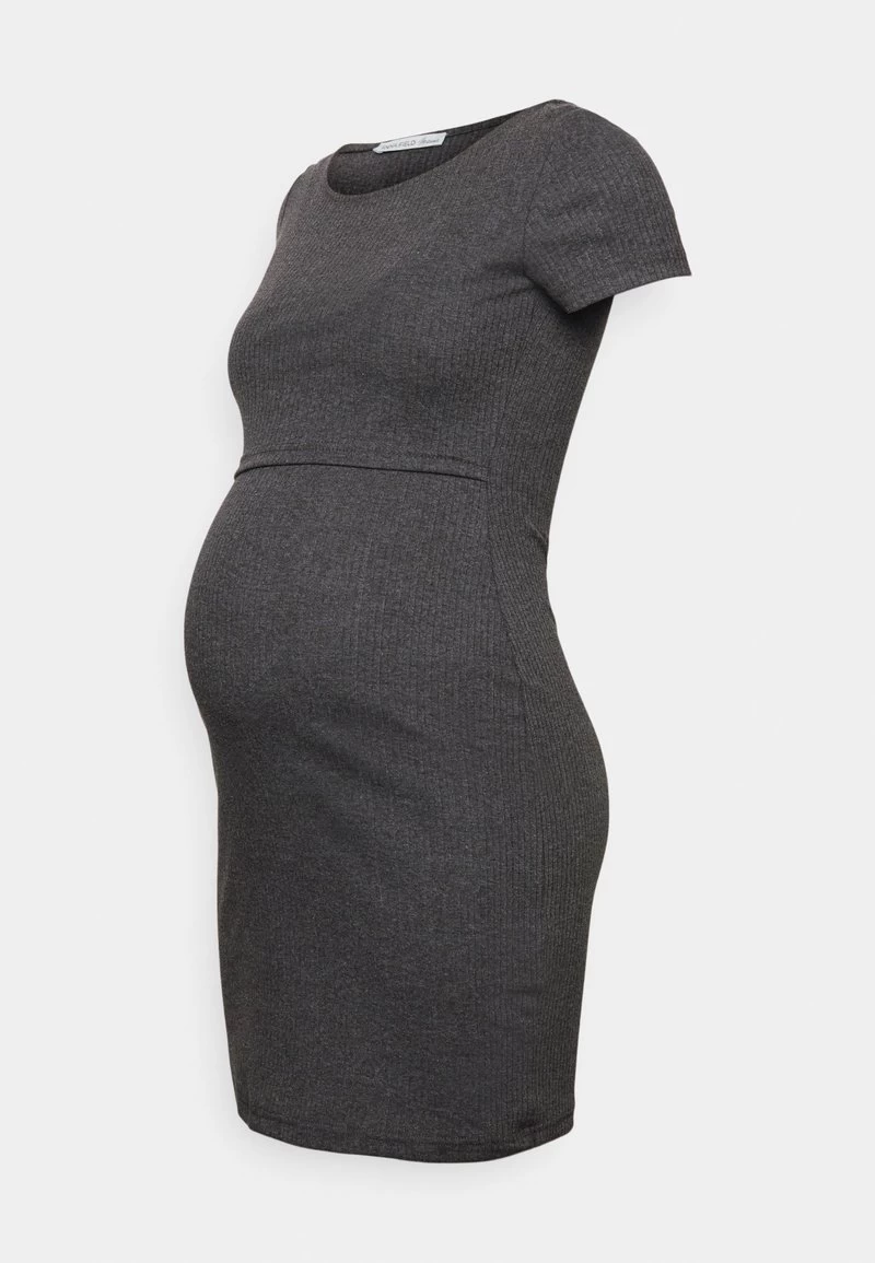 SHORT SLEEVES - Jerseykleid - Mottled Dark Grey 5 SHORT SLEEVES - Jerseykleid - Mottled Dark Grey – Bild 5