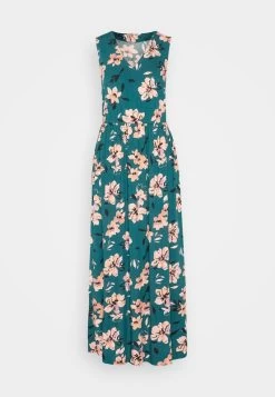 Anna Field Maxikleid - Dark Green/pink -Anna Field a73ea3f57bac494981bebf50dc4aeb2e