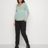 MATERNITY BASIC LONGSLEEVE 2 PACK - Langarmshirt - Pink/light Green