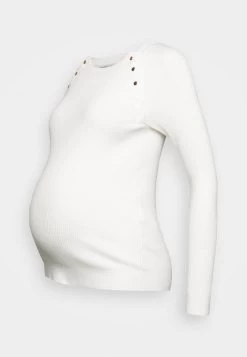 NURSING - BUTTON OPENING - Strickpullover - White -Anna Field b0bac29846cb4cf8947e4fd1ba03ab24