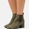 Anna Field LEATHER - Stiefelette - Olive