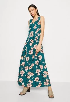 Anna Field Maxikleid - Dark Green/pink -Anna Field baa227ce9a894cf9a0af24e94c9b805b