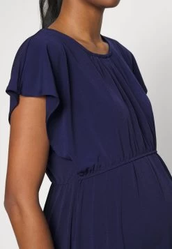 FIT AND FLARE FLOWY DROPPED SHOULDER - Jerseykleid - Dark Blue -Anna Field bc2dcf645f914fd5b166cfbbba6210e1