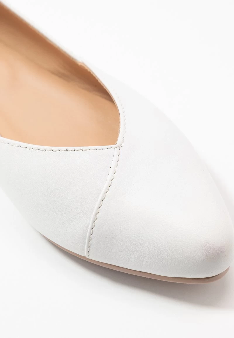 Anna Field LEATHER BALLERINAS - Klassischer Ballerina - White 3 Anna Field LEATHER BALLERINAS - Klassischer Ballerina - White – Bild 3