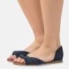 Anna Field LEATHER - Riemensandalette - Dark Blue